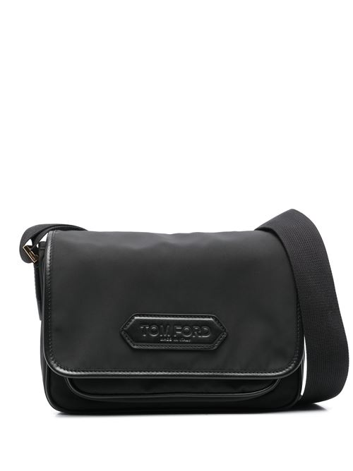 Messenger bag with application TOM FORD | H0643TNY017G1N001